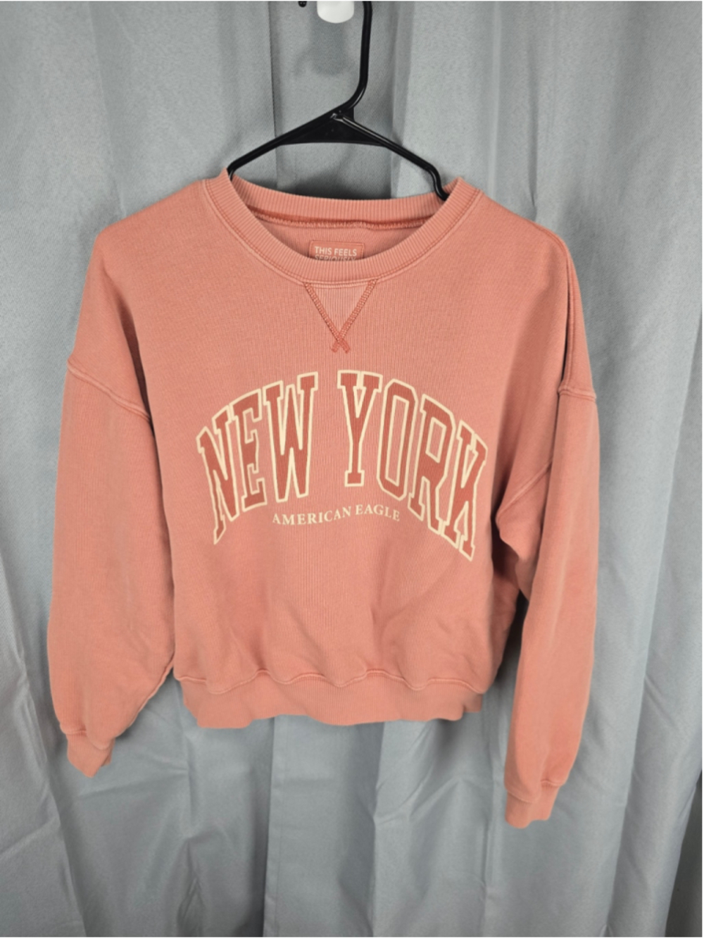 Women's American Eagle New York Sweatshirt Size S Pink